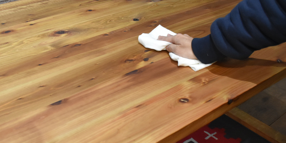 オイル塗り込み