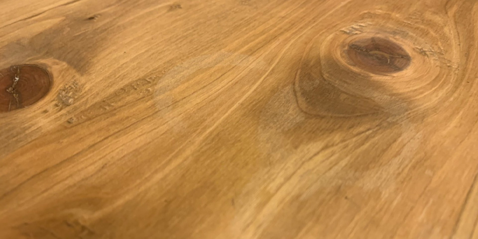 我が家の輪染み