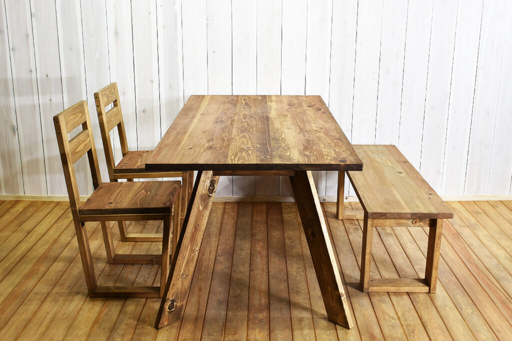 送料込み】家具職人製作 木製テーブル③ - センターテーブル