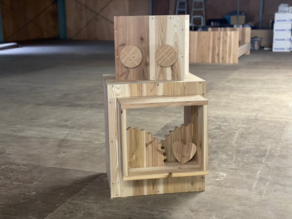 木のロボットからの大型ロボット計画